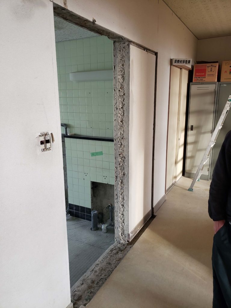 左官工事施工前